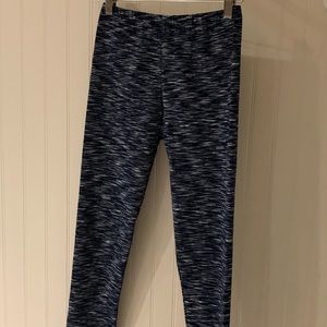 Girls Blue patterned leggings